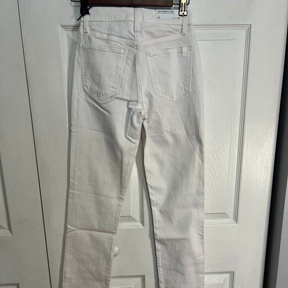 JOES JEANS "RUNWAY LUNA" HIGH RISE CIGARETTE 32” inseam- WHITE- sz 23 - Picture 4 of 8